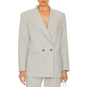 NWOT Natasha Blazer in Silver